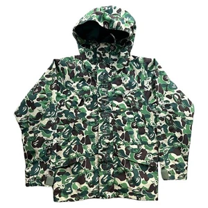 RARE Bape x Stussy Green Camo snowboard jacket Size S - Picture 1 of 5