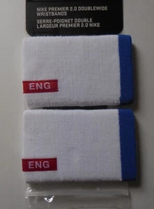 Nike Premier 2.0 Doublewide Wristbands 2013 Team England One Pair - Picture 1 of 5