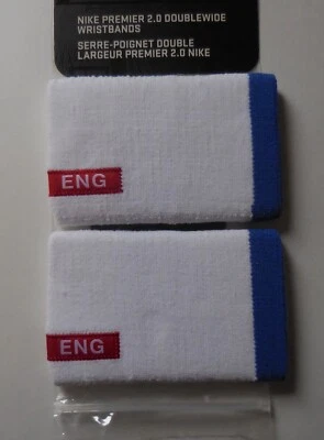 Nike Premier 2.0 Doublewide Wristbands 2013 Team England One Pair - Image 1 of 4