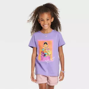 Camiseta gráfica manga corta púrpura Piccolina Kids Malala Yousafzai 5-6, 7-8 - Imagen 1 de 1
