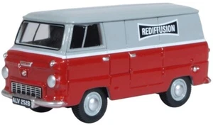 Oxford Diecast Ford 400E Van 'Redifusion' Diecast Modell Maßstab 1:76/OO Neu - Bild 1 von 2