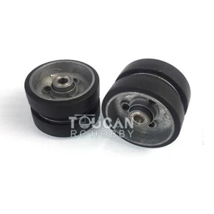 1/16 Scale Henglong USA M1A2 Abrams RC Tank 3918 Metal Idler Wheels Spare Parts - Picture 1 of 4