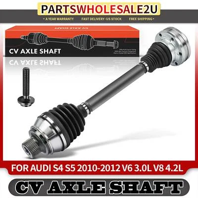 Conjunto de eje CV pasajero trasero derecho para Audi S4 S5 2010 2011 2012 3,0 L 4,2 L Foto 1 de 4