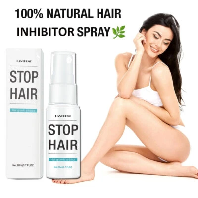 Spray de depilación permanente inhibidor del crecimiento del cabello removedor para hombres y mujeres Foto 1 de 4