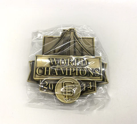 SF Giants Belt Buckle San Francisco World Champions 2014 MBL Cover