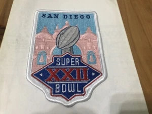 NFL Super Bowl XXII Patch: Washington vs Denver (in Orig Envelope) by ProSet - Bild 1 von 6