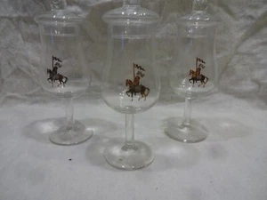 3 Calvados Gläser mit Deckel - Bild 1 von 6
