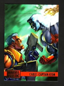 DC VS MARVEL COMICS BASE CARD 57 CABLE VS CAPTAIN ATOM - Imagen 1 de 2