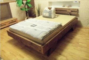 Bett / Massivholzbett / Doppelbett ( Timo ) alle Größen Farben 100%Handarbeit - Bild 1 von 8