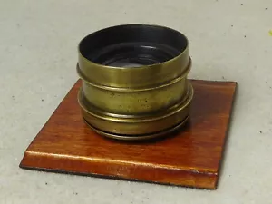 Lente de latón Taylor-Hobson COOKE Serie III 6 1/2 x 4 3/4 7,5. + placa de madera - Imagen 1 de 10