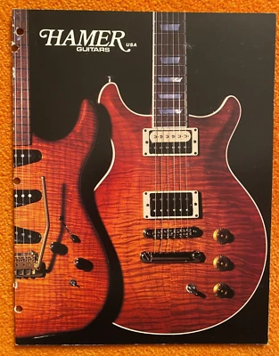 Vintage- HAMER USA GUITARS-Vintage Brochure -Historic Documents! - Image 1 of 4