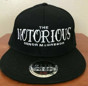 Conor McGregor "The Notorious" Snap Back Fight Cap Vs. Mayweather 08/26/17 - Picture 1 of 4