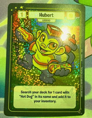 Neopets Battledome TCG Foil Hubert OBL Season One Promo OBL01-09 - Image 1 of 2