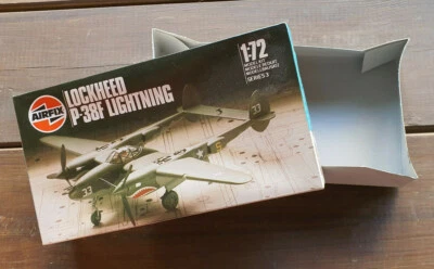 Airfix Box Of Model Empty Lockheed P-38F Lightning Scale / Ladder 1/72 - Image 1 of 4