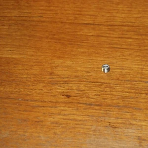3/8 inch PLUG CAP camera screw METAL vintage chrome fits tripod bush - Picture 1 of 3