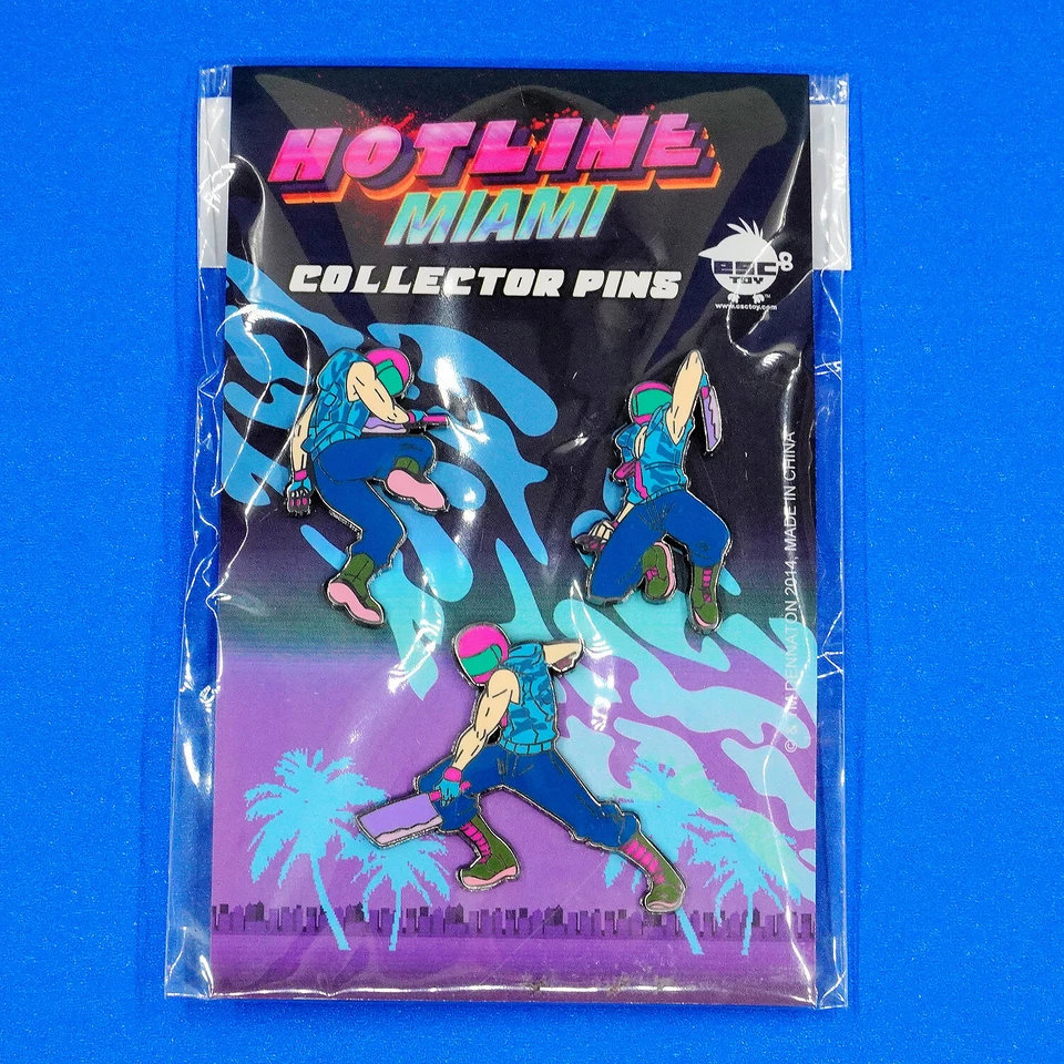 Conjunto de bonecos Hotline Miami Collection Biker Pin B – Kickstarter Limited Run Switch - Imagem 1 de 2