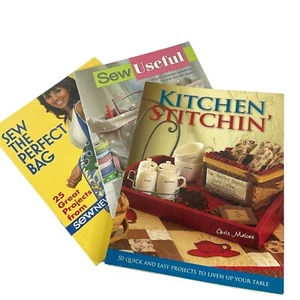 Sewing Projects Books Lot of 3 Storage Solutions Bag Projects & Table Settings - Picture 1 of 9