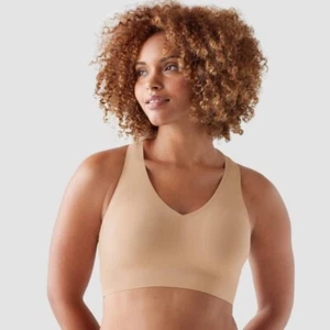 True and Co V neck Bra Nude - Large - Picture 1 of 6