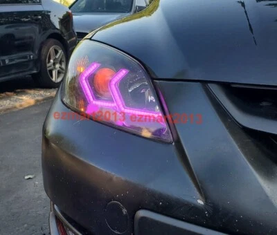 for Mazda 3 speed 3 03-09 Crystal RGB halo ring Dream color Flow dynamic Signal - Image 1 of 4