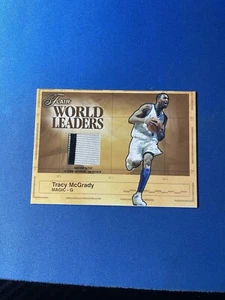 Tracy McGrady 2003-04 Flair World Leaders Game Worn Jersey Card WL-TM - Picture 1 of 3