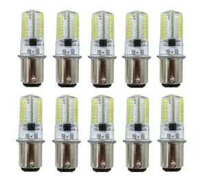 10pcs BA15D B15D LED Bulb Lamp White 110V Fit Sewing machine/Vacuum cleaner H - Picture 1 of 6