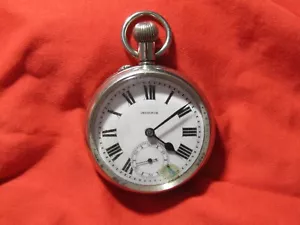 Railway Pocket Watch WAGR c1909. Moeris Swiss 15 jewel cal 19a. - Picture 1 of 19