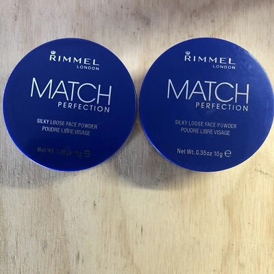 Rimmel Match Perfection Silky Loose Powder 001 Transparent X2 - Image 1 of 2