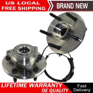 Pair New Front Wheel Bearing & Hub Assembly for 2006-2009 Dodge Ram 1500 w/ABS - Foto 1 di 10