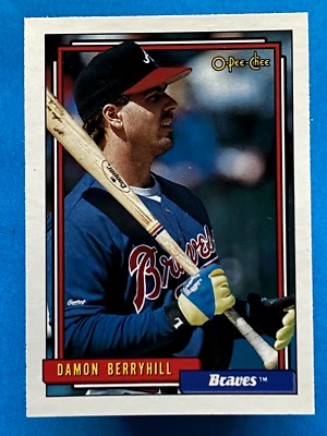 1992 O-Pee-Chee Damon Berryhill #49 - Image 1 of 2