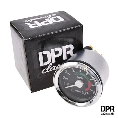 Drehzahlmesser DZM mit Fernlichtkontrolle für Simson S50 S51 mit Verchromt Ring - Bild 1 von 4