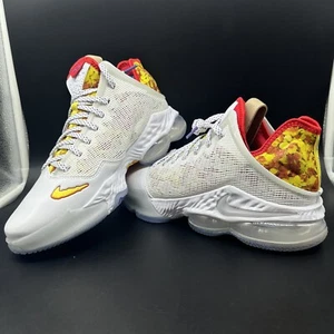 Nike LeBron 19 Low Magic Fruity Pebbles Basketball Shoes DQ8344-100 Men's Sizes - Picture 1 of 13