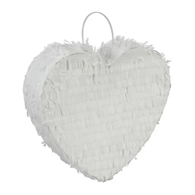 Pinata Herzform Kinder & Erwachsene JGA & Hochzeit zum Befüllen HxBxT 24x25x7... - Bild 1 von 4