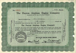 The Dayton Airplane Engine Company, 1931 - Bild 1 von 1