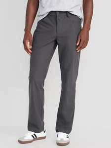 Pantalone ibrido tecnico dritto Old Navy uomo 36x36 grigio pantera 4 vie elasticizzato NUOVO - Foto 1 di 11