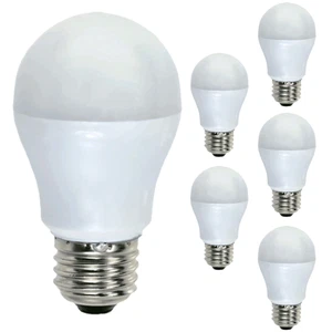 Diodesy A15 LED Pink Light Bulb 5W 140LM E26 120V White Turns Pink When Lit 6Pk - Picture 1 of 4