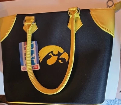 Bolso de Mano Universidad de Iowa Cartera Iowa Hawkeyes Bolso de Mano Licencia Colegial Pr Foto 1 de 4