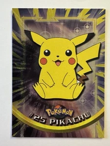 Topps Pokemon TV Animation Edition Rainbow Holo Foil #25 Pikachu Rare - Picture 1 of 3