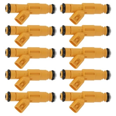 2 Terminal Fuel Injector 10pc for Ford F250-F550 Super Duty V10 6.8L 1999 - Изображение 1 из 4