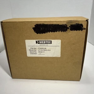 Webtec Flow Meter FT9502-09 LT150-FM-S-S-6 Brand New In Open Box See Pictures - Picture 1 of 8