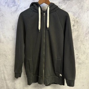 Felpa con cappuccio Vuori uomo piccola nera full zip coulisse - Foto 1 di 14