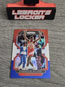 2020-21 Panini Prizm #252 Dominique Wilkins - Red White & Blue - Atlanta Hawks - Picture 1 of 3