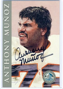 Anthony Munoz 1998 HOF Hall Fame Signature Series Platinum /2500 Autograph Auto - Picture 1 of 1