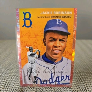 JACKIE ROBINSON - 2023 Topps Platinum Anniversary Rose Gold Toile #426 *14/75* - Picture 1 of 5