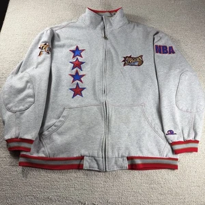 Vintage Unique Sports Generation Philadelphia 76er’s Fleece Jacket Men’s 4XL - Picture 1 of 7