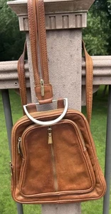 VALENTINA ITALY ECHTLEDER BRAUEN RUCKSACK AUTHENTISCH - Bild 1 von 9