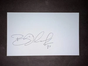 Tarjeta índice firmada 3x5 Blake Hawksworth, CARDINALS (debut 2009) (HS) - Imagen 1 de 1