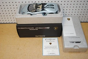 1/18 AUTOart Lamborghini Aventador LP700-4 Roadster Azzuro Thetis/Blue #0424 - Picture 1 of 6