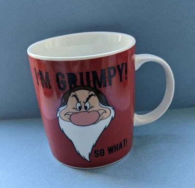 Disney / Snow White - Grumpy The Dwarf 'I'm Grumpy, So What! - Ceramic Mug - Image 1 of 3