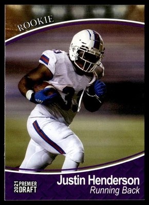 2021 SAGE Premier Draft Justin Henderson Louisiana Tech Bulldogs #87 - Image 1 of 2