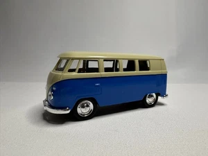 1:38 Volkswagen T1 Bus 1963 Blau-Weiss Modellauto Diecast - Bild 1 von 13